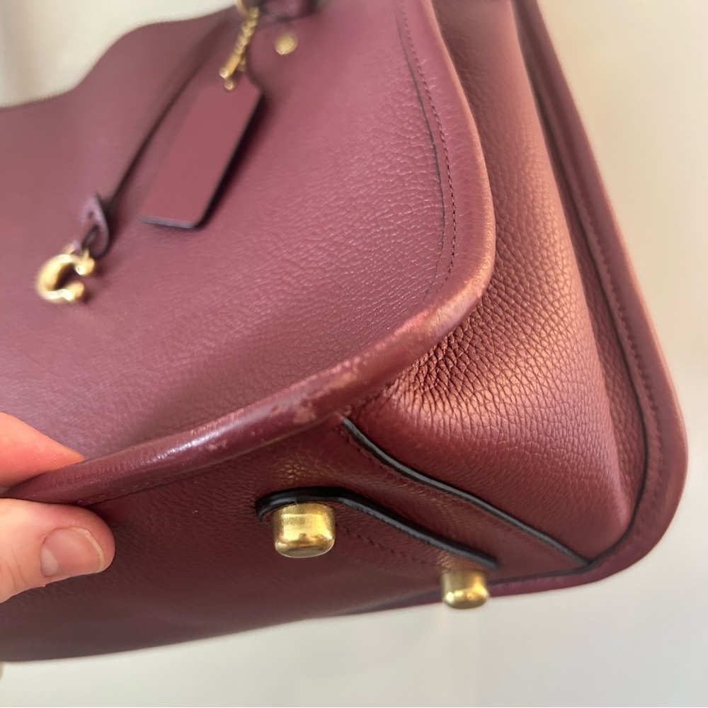 Coach Tyler Carryall Bordeaux color - Picture 11 of 16